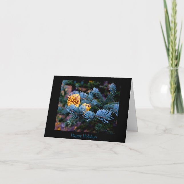 Tarjeta de vacaciones Blue Spruce (Anverso)