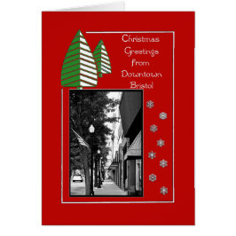 Tarjeta de vacaciones Bristol Downtown