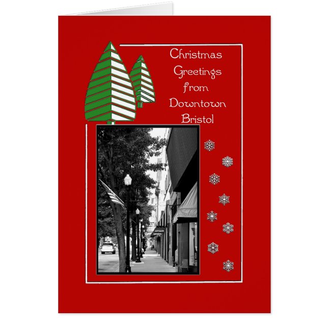 Tarjeta de vacaciones Bristol Downtown (Frente)