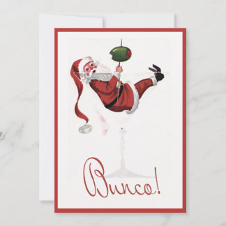 Tarjeta de vacaciones Bunco