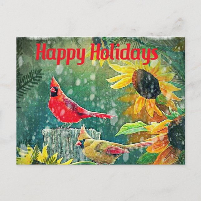 Tarjeta de vacaciones Cardinals (Anverso)