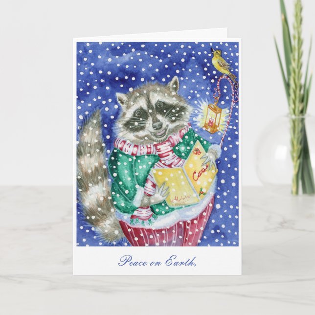 Tarjeta de vacaciones "Caroling" (Anverso)