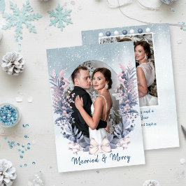 Tarjeta de vacaciones casada y con mora - Foliage