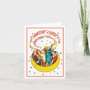 Tarjeta de vacaciones celestial vintage