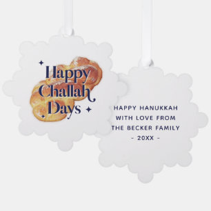 Tarjeta de vacaciones Challah Hanukkah