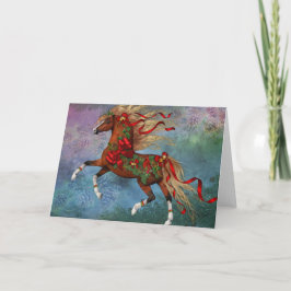 Tarjeta de vacaciones "Chestnut Cheer" (en blanco)