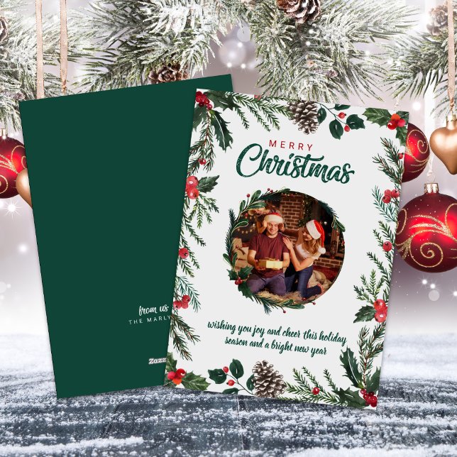 Tarjeta de vacaciones coloridas de fotos familiare (Subido por el creador)