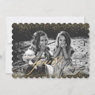 Tarjeta de vacaciones con brillo para brillar