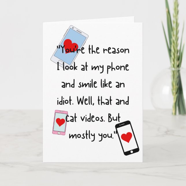 Tarjeta de vacaciones con cita divertida y humorís (Anverso)