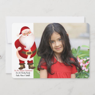 Tarjeta de vacaciones con foto del ayudante de San