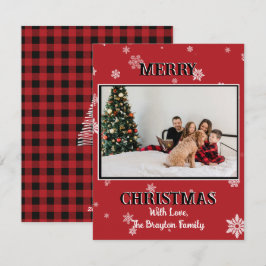 Tarjeta de vacaciones con foto estilo país de búfa