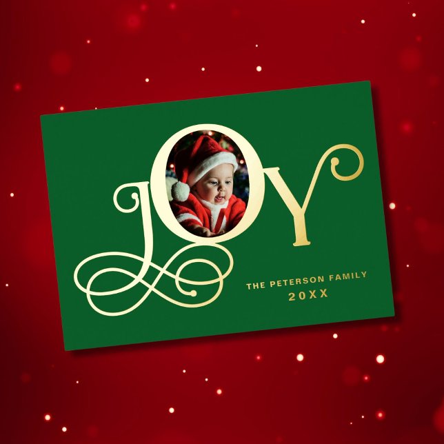 Tarjeta de vacaciones con lámina de oro real Joy P (Subido por el creador)