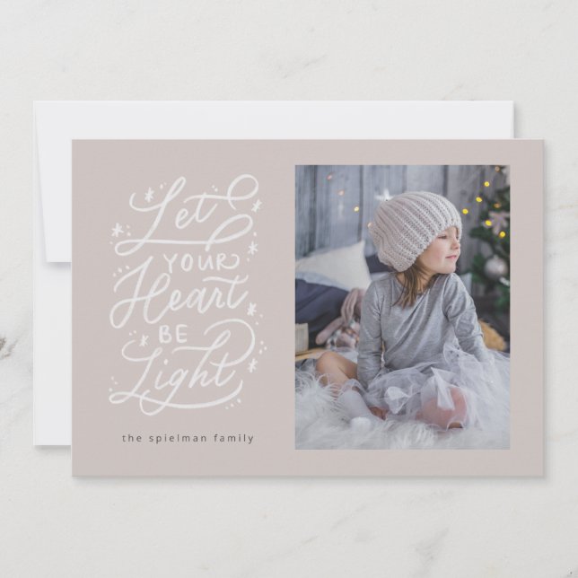 tarjeta de vacaciones con letras de mano cruda y d (Anverso)