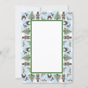 Tarjeta de vacaciones con tema de Alaska