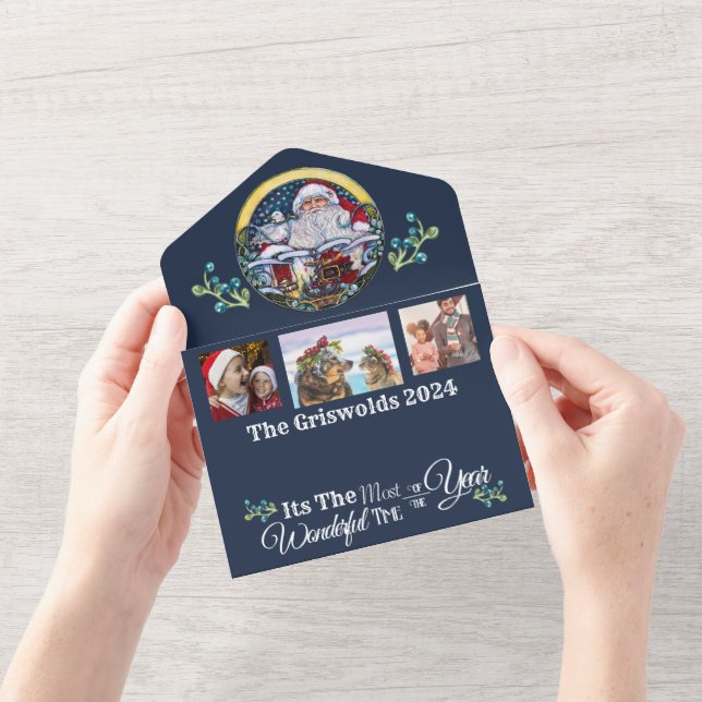 Tarjeta de vacaciones con tema de submarinos Todo  (Apertura)