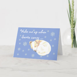 Tarjeta de vacaciones Cuppy Snowflakes Blue Navida