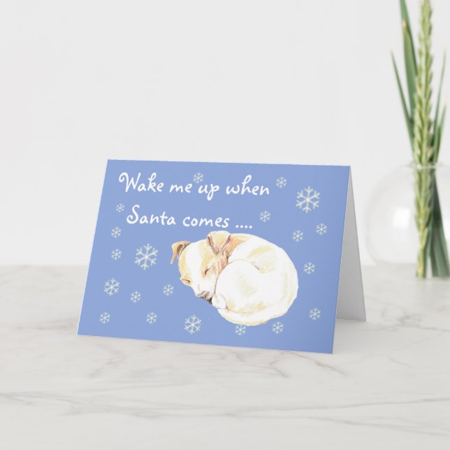 Tarjeta de vacaciones Cuppy Snowflakes Blue Navida (Anverso)