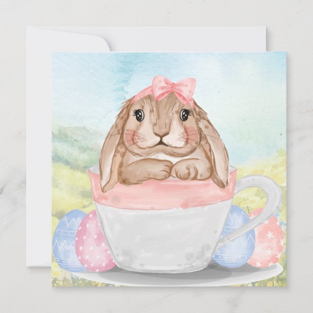 Tarjeta de vacaciones Cuta de Pascua (Anverso)