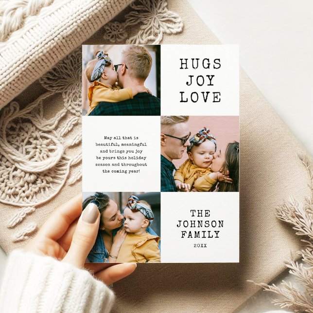 Tarjeta de vacaciones de 3 Navidades fotográficos (Subido por el creador)