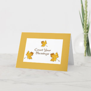 Tarjeta de vacaciones de Acción de Gracias