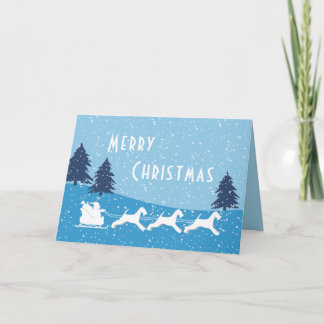 Tarjeta de vacaciones de Airedale Terrier personal