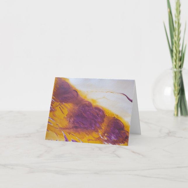 Tarjeta de vacaciones de amor en las nubes (Anverso)