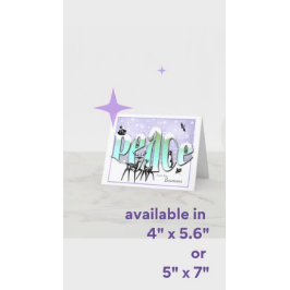 Tarjeta de vacaciones de animales de la paz Navida