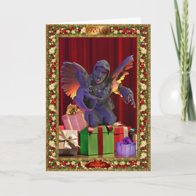 Tarjeta de vacaciones de arte vivo de estilo de vi (Anverso)