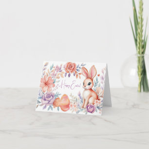 Tarjeta de vacaciones de bonito Watercolor Easter 