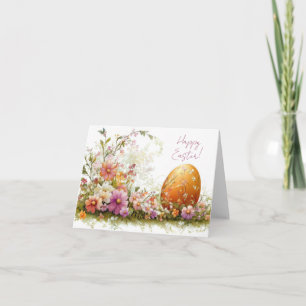 Tarjeta de vacaciones de bonito Watercolor Easter 