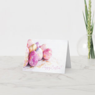 Tarjeta de vacaciones de bonito Watercolor Easter 