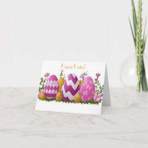 Tarjeta de vacaciones de bonito Watercolor Easter 