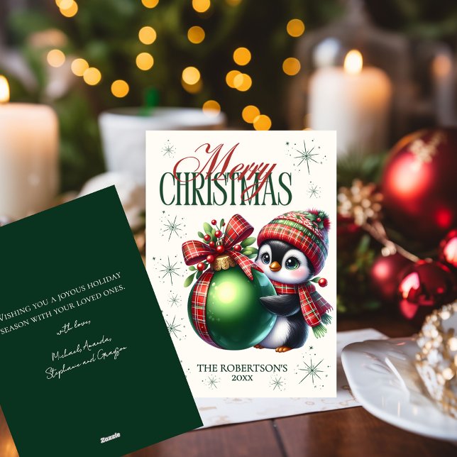 Tarjeta de vacaciones de bufanda y sombrero a cuad (Subido por el creador)