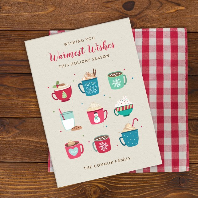 Tarjeta de vacaciones de cacao caliente sin foto (Subido por el creador)