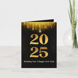 Tarjeta de vacaciones de celebración de año nuevo