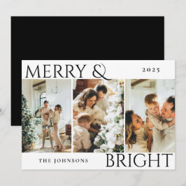 Tarjeta de vacaciones de Collage de fotos de 3 mor