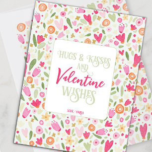 Tarjeta de vacaciones de El día de San Valentín Fl