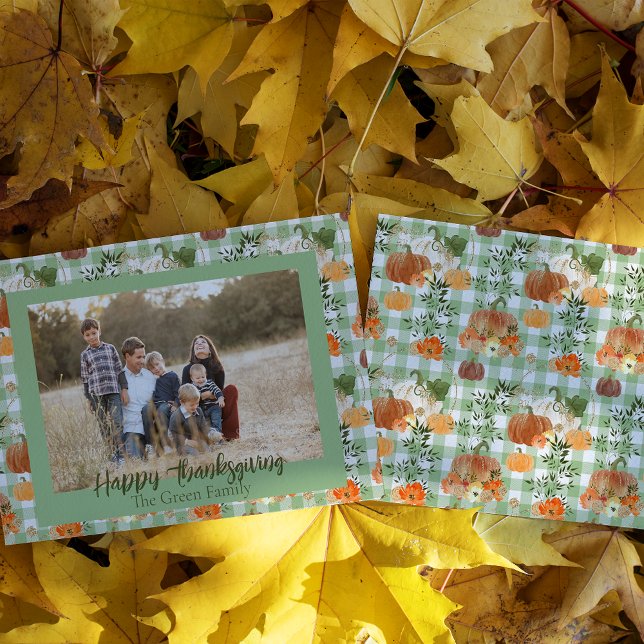 Tarjeta de vacaciones de foto de agradecimiento pa (Subido por el creador)