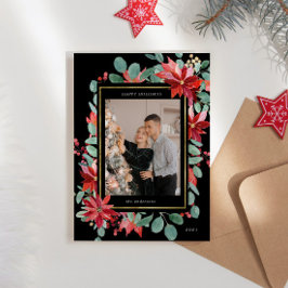 Tarjeta de vacaciones de foto floral Eucalyptus Po