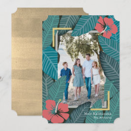 Tarjeta de vacaciones de fotografía de la jungla t