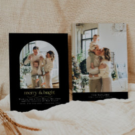 Tarjeta de vacaciones de fotografía moderna en neg