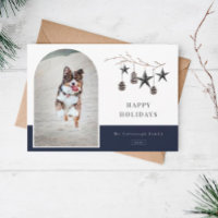 Tarjeta de vacaciones de fotos de marcos de arcos