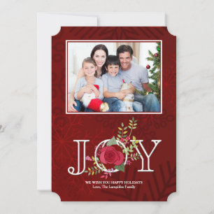 Tarjeta de vacaciones de fotos de navidad