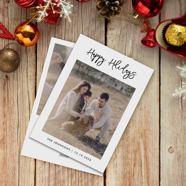 Tarjeta de vacaciones de fotos familiares de Navid (Subido por el creador)