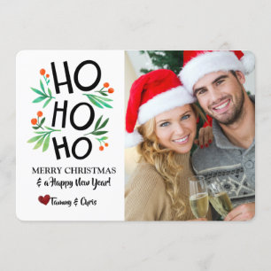 Tarjeta de vacaciones de Ho ho ho ho ho ho ho ho h