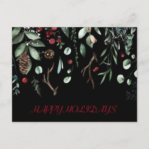 Tarjeta de vacaciones de invierno