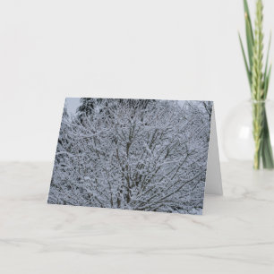 Tarjeta de vacaciones de invierno - cálidos deseos