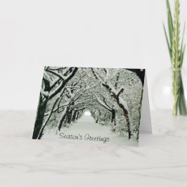 Tarjeta de vacaciones de invierno en Heaton Park