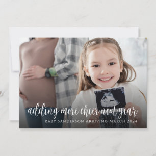 Tarjeta de vacaciones de Invitación de embarazo po