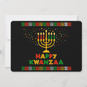 Tarjeta de vacaciones de Kwanzaa
